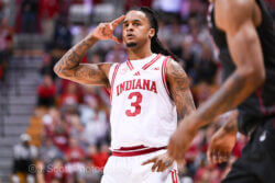 Photos of IU basketball's 98-51 win against Alabama A&M.