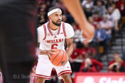 Photos of IU basketball's 98-51 win against Alabama A&M.