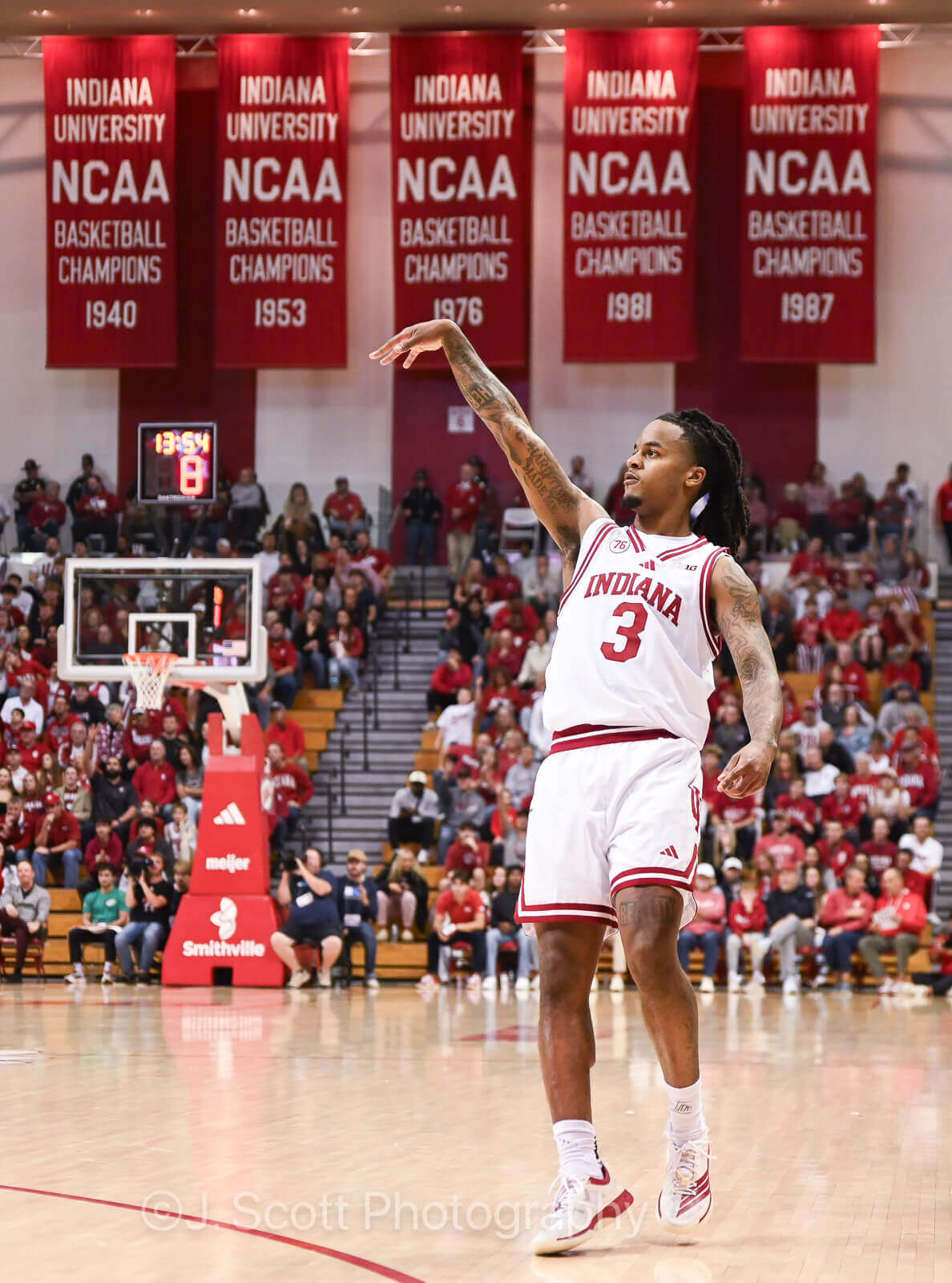 Photos of IU basketball's 98-51 win against Alabama A&M.