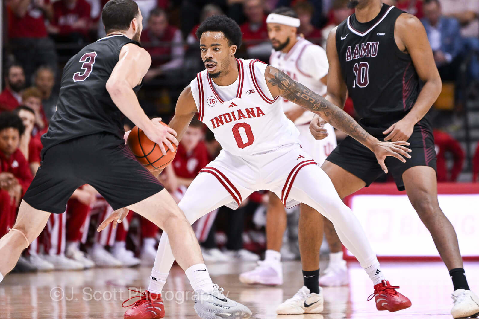 Photos of IU basketball's 98-51 win against Alabama A&M.