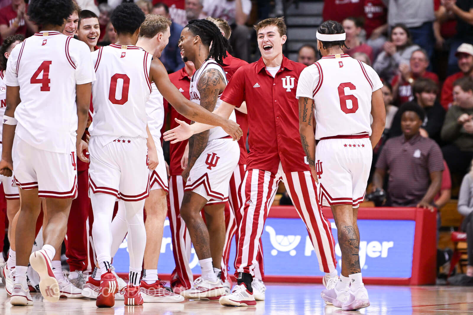 Photos of IU basketball's 98-51 win against Alabama A&M.