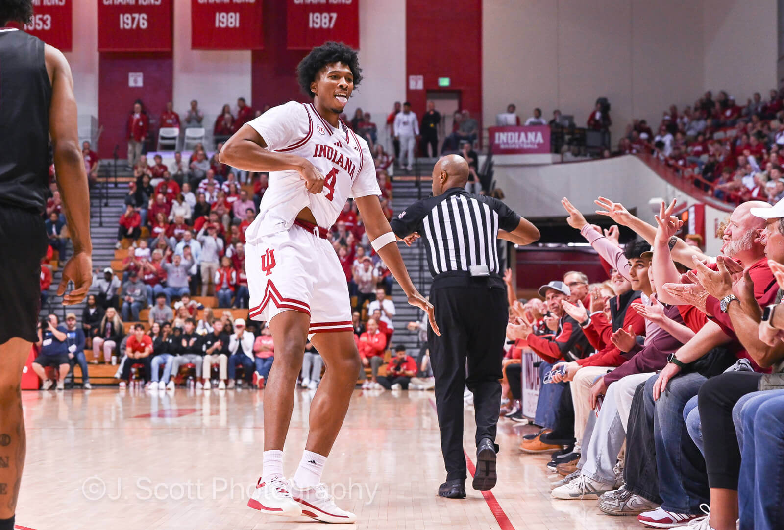 Photos of IU basketball's 98-51 win against Alabama A&M.