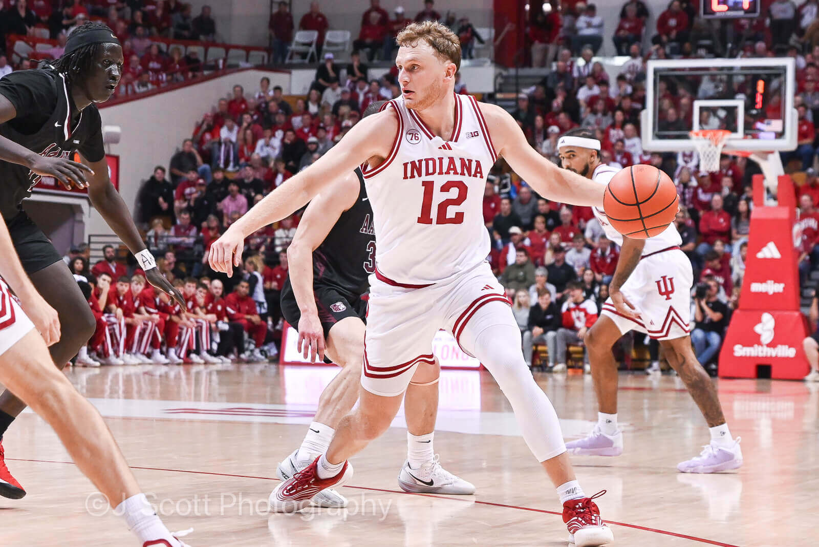 Photos of IU basketball's 98-51 win against Alabama A&M.