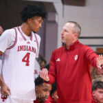 Photos of IU basketball's 98-51 win against Alabama A&M.