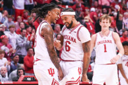 Photos of IU basketball's 98-51 win against Alabama A&M.