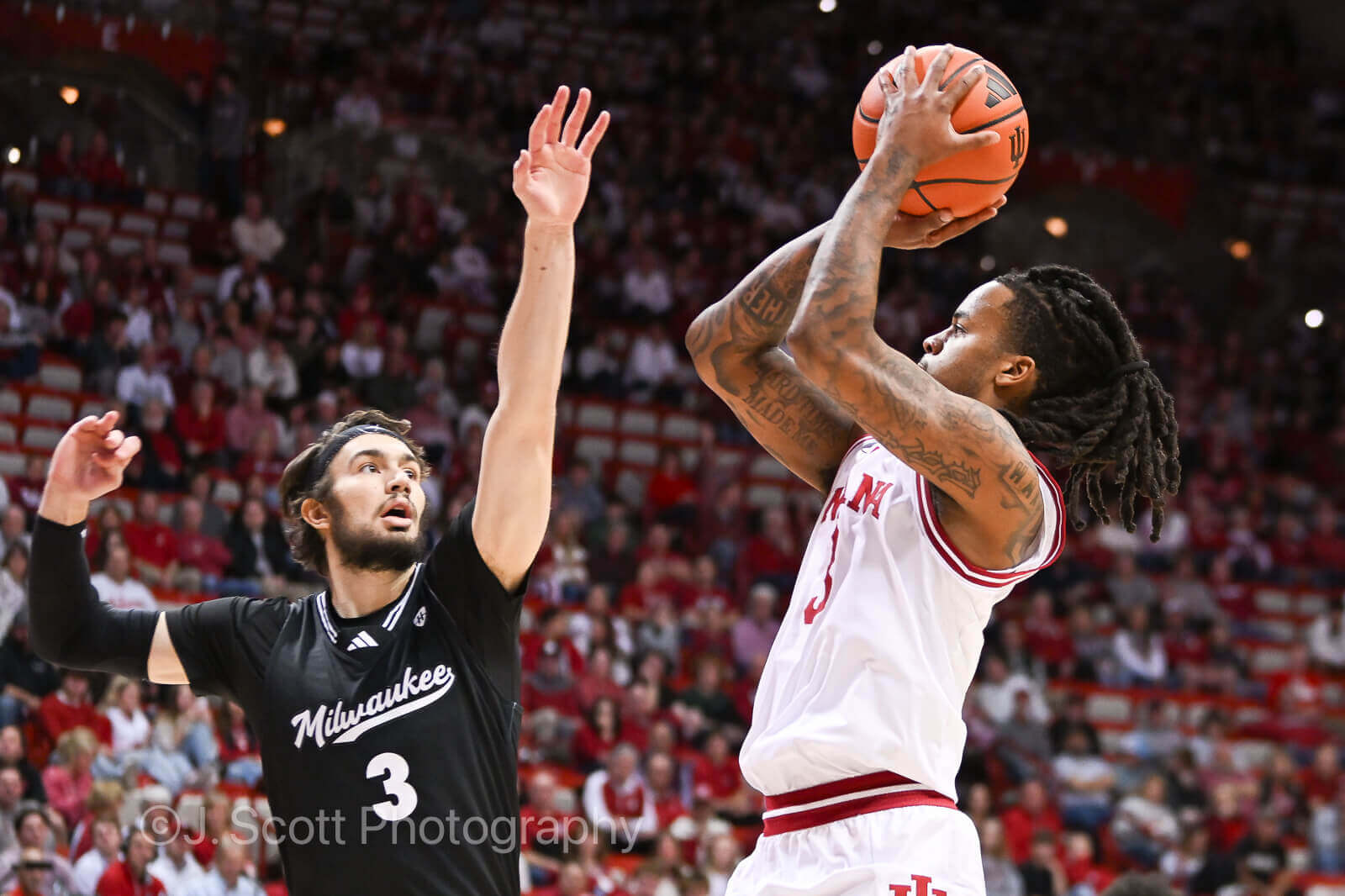 Photos of IU basketball's 101-70 win against Milwaukee at Simon Skjodt Assembly Hall.
