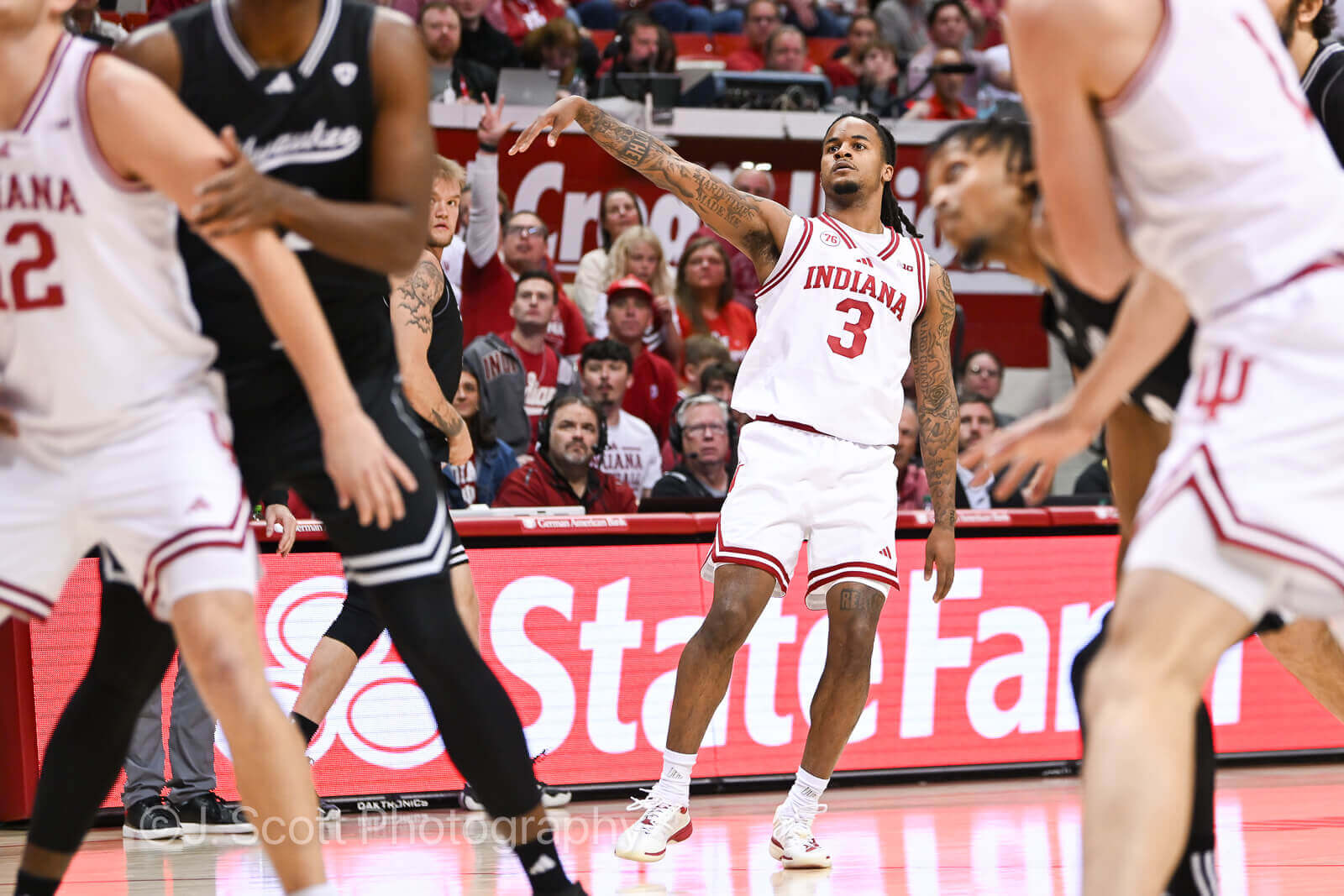 Photos of IU basketball's 101-70 win against Milwaukee at Simon Skjodt Assembly Hall.