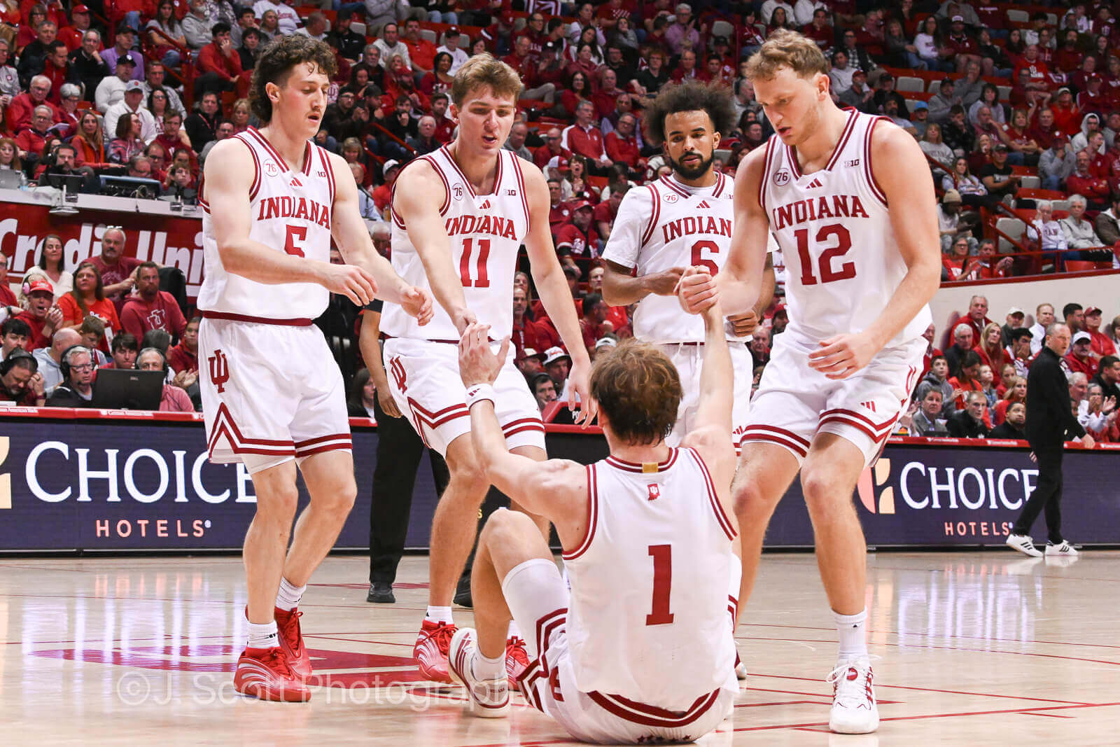 Photos of IU basketball's 101-70 win against Milwaukee at Simon Skjodt Assembly Hall.