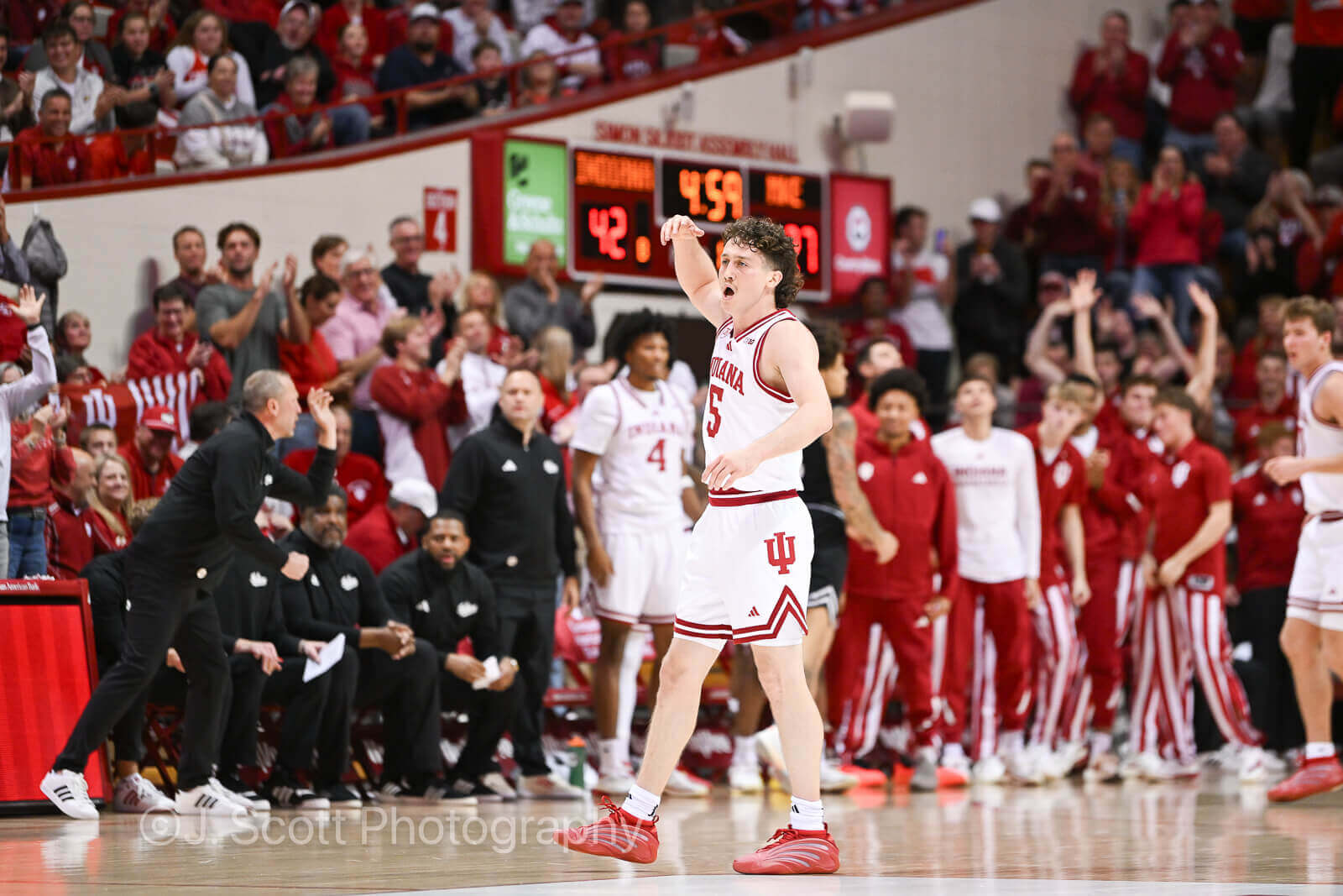 Photos of IU basketball's 101-70 win against Milwaukee at Simon Skjodt Assembly Hall.