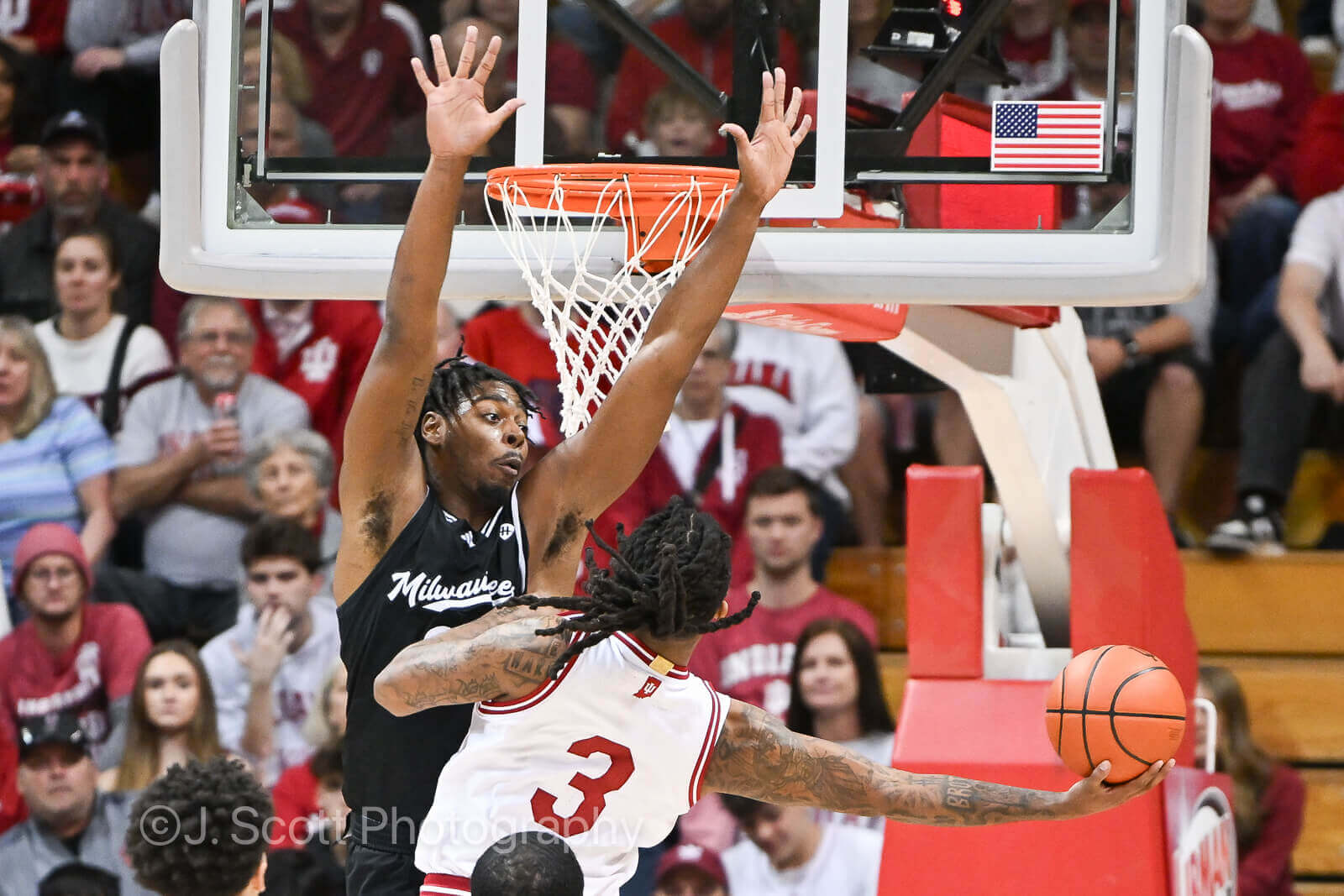 Photos of IU basketball's 101-70 win against Milwaukee at Simon Skjodt Assembly Hall.