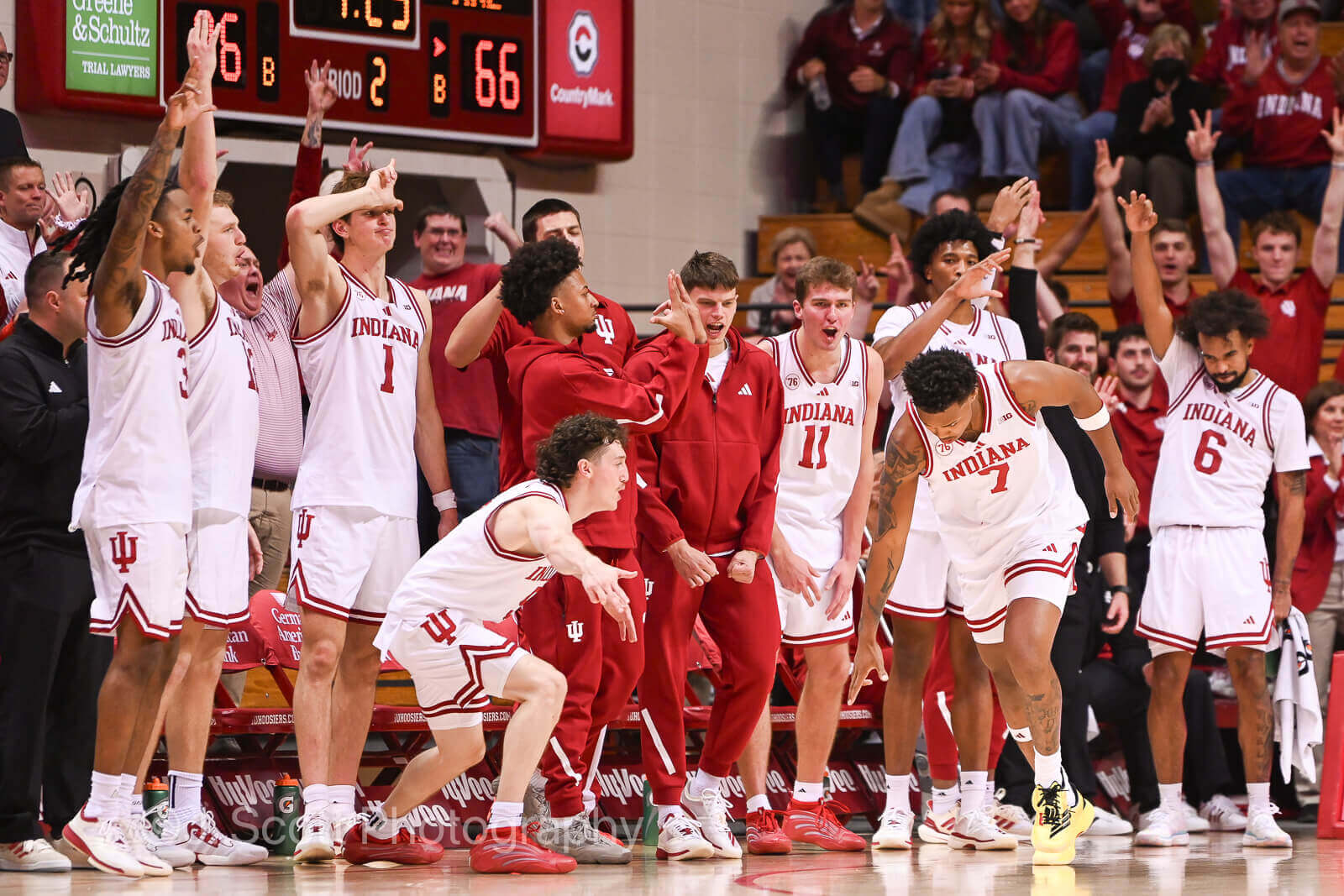 Photos of IU basketball's 101-70 win against Milwaukee at Simon Skjodt Assembly Hall.