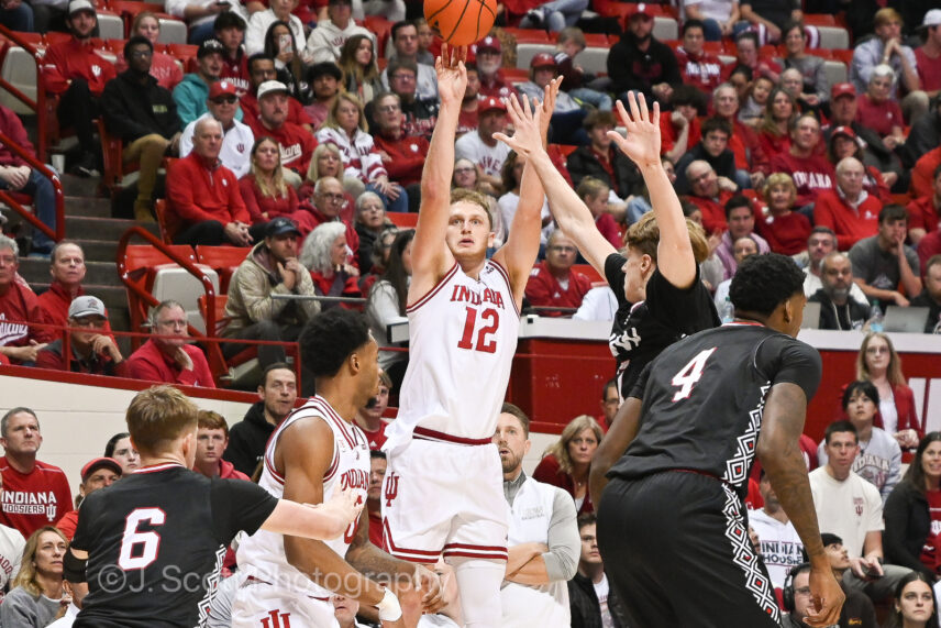 Photos of IU basketball's win against Incarnate Word at Simon Skjodt Assembly Hall.