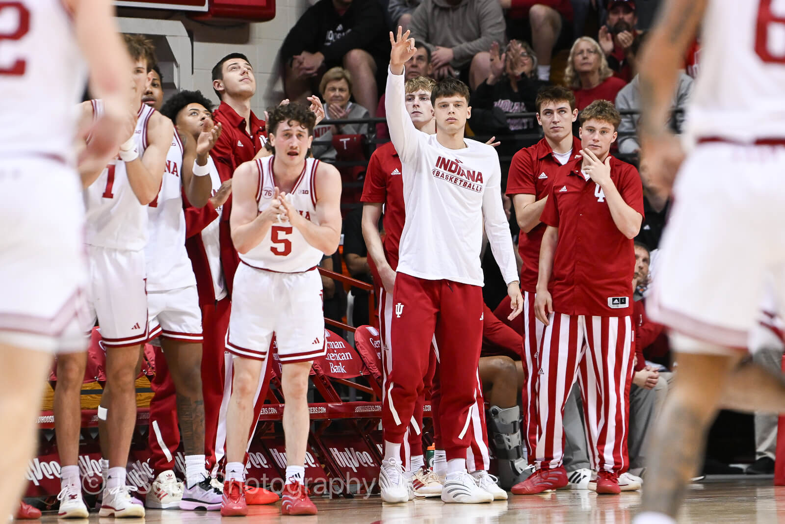 Photos of IU basketball's win against Incarnate Word at Simon Skjodt Assembly Hall.