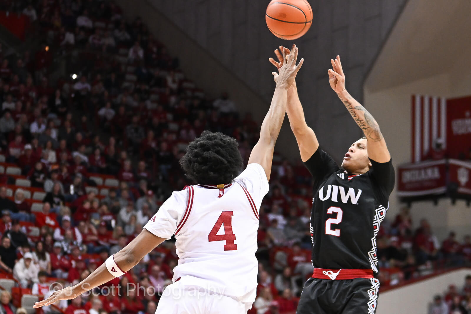 Photos of IU basketball's win against Incarnate Word at Simon Skjodt Assembly Hall.
