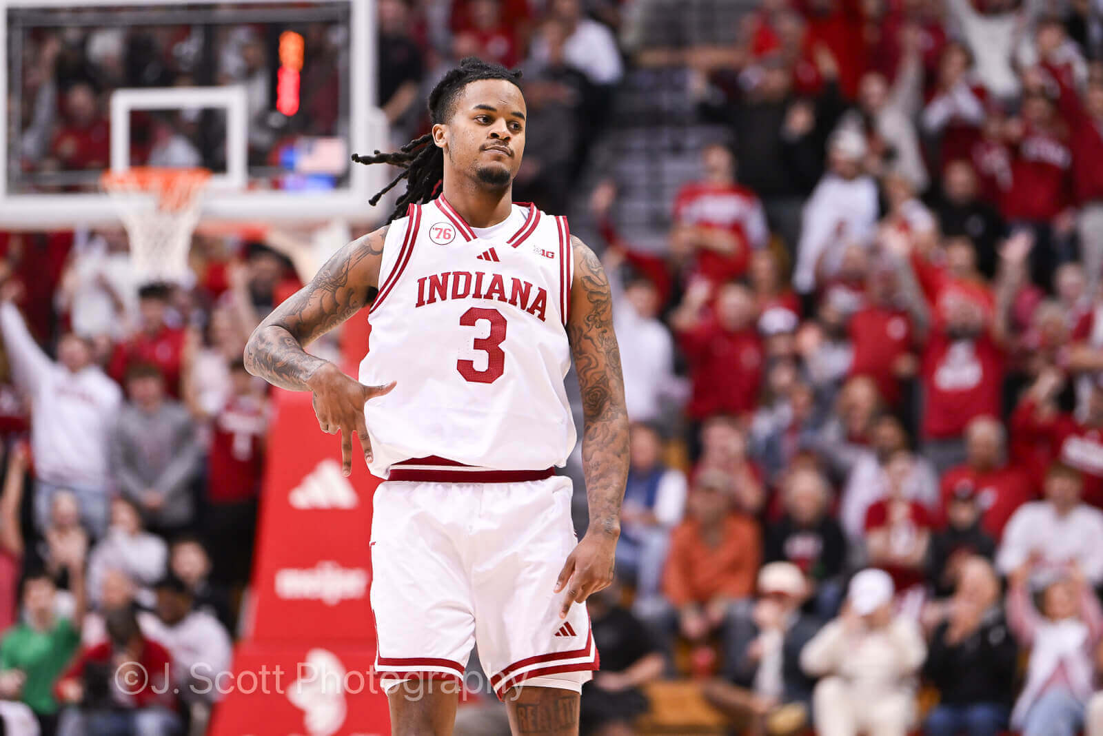 Photos from IU basketball's 86-69 win against Kansas State at Simon Skjodt Assembly Hall.