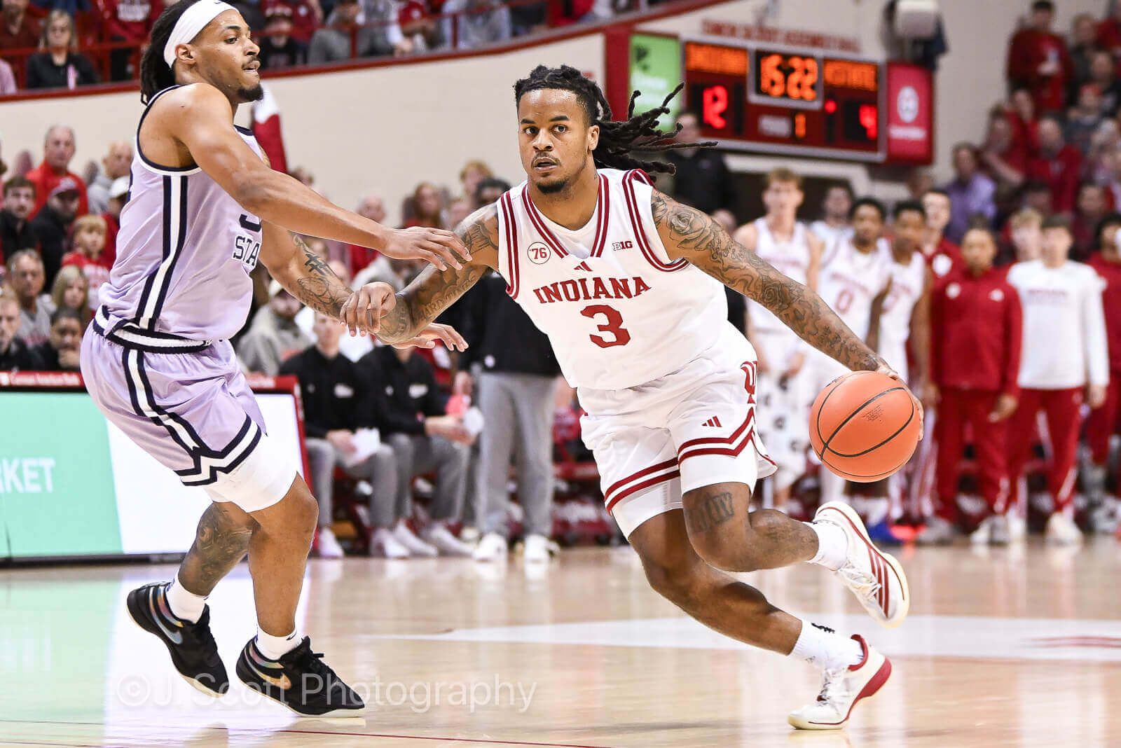 Photos from IU basketball's 86-69 win against Kansas State at Simon Skjodt Assembly Hall.