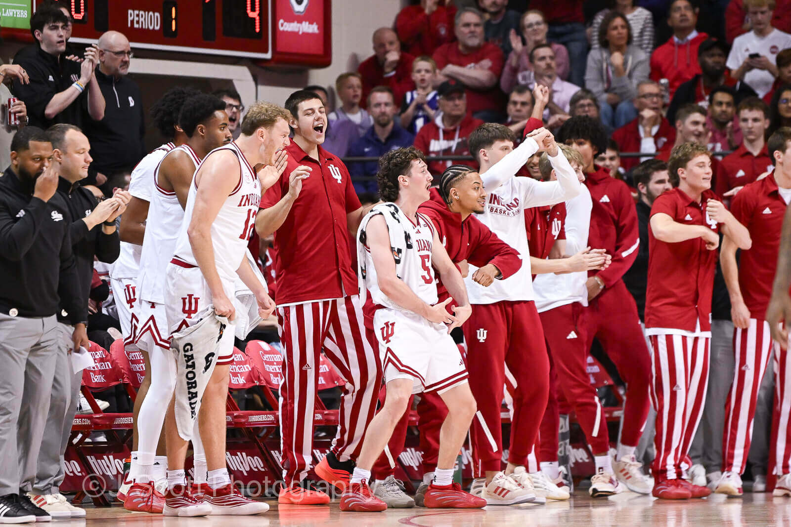Photos from IU basketball's 86-69 win against Kansas State at Simon Skjodt Assembly Hall.
