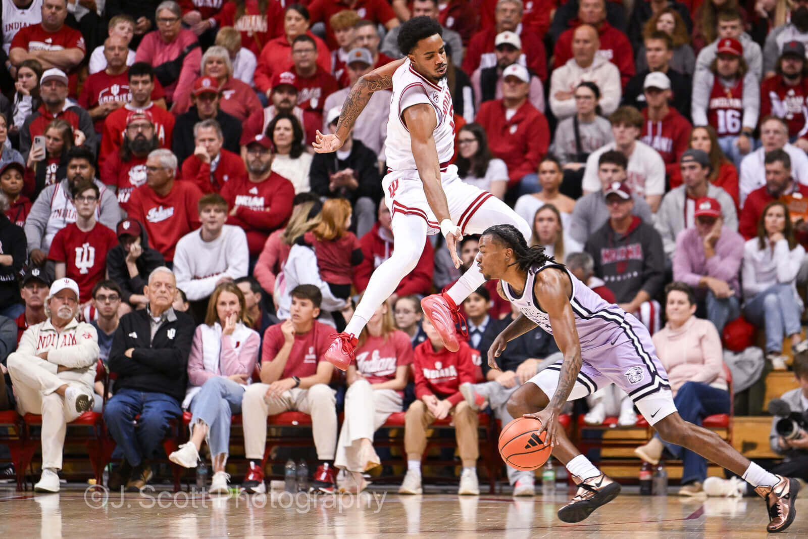 Photos from IU basketball's 86-69 win against Kansas State at Simon Skjodt Assembly Hall.