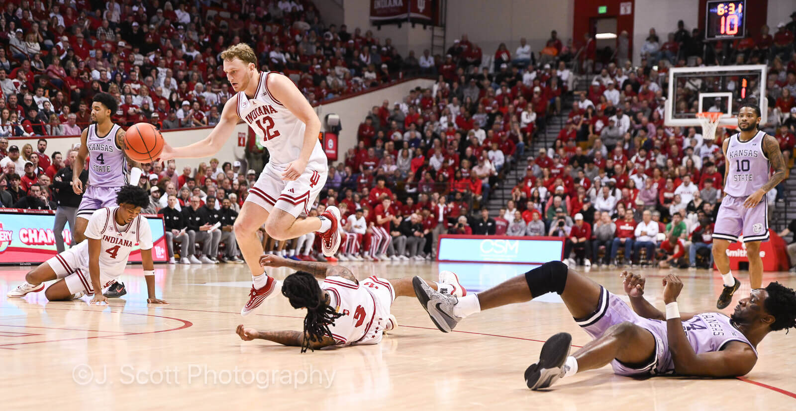 Photos from IU basketball's 86-69 win against Kansas State at Simon Skjodt Assembly Hall.