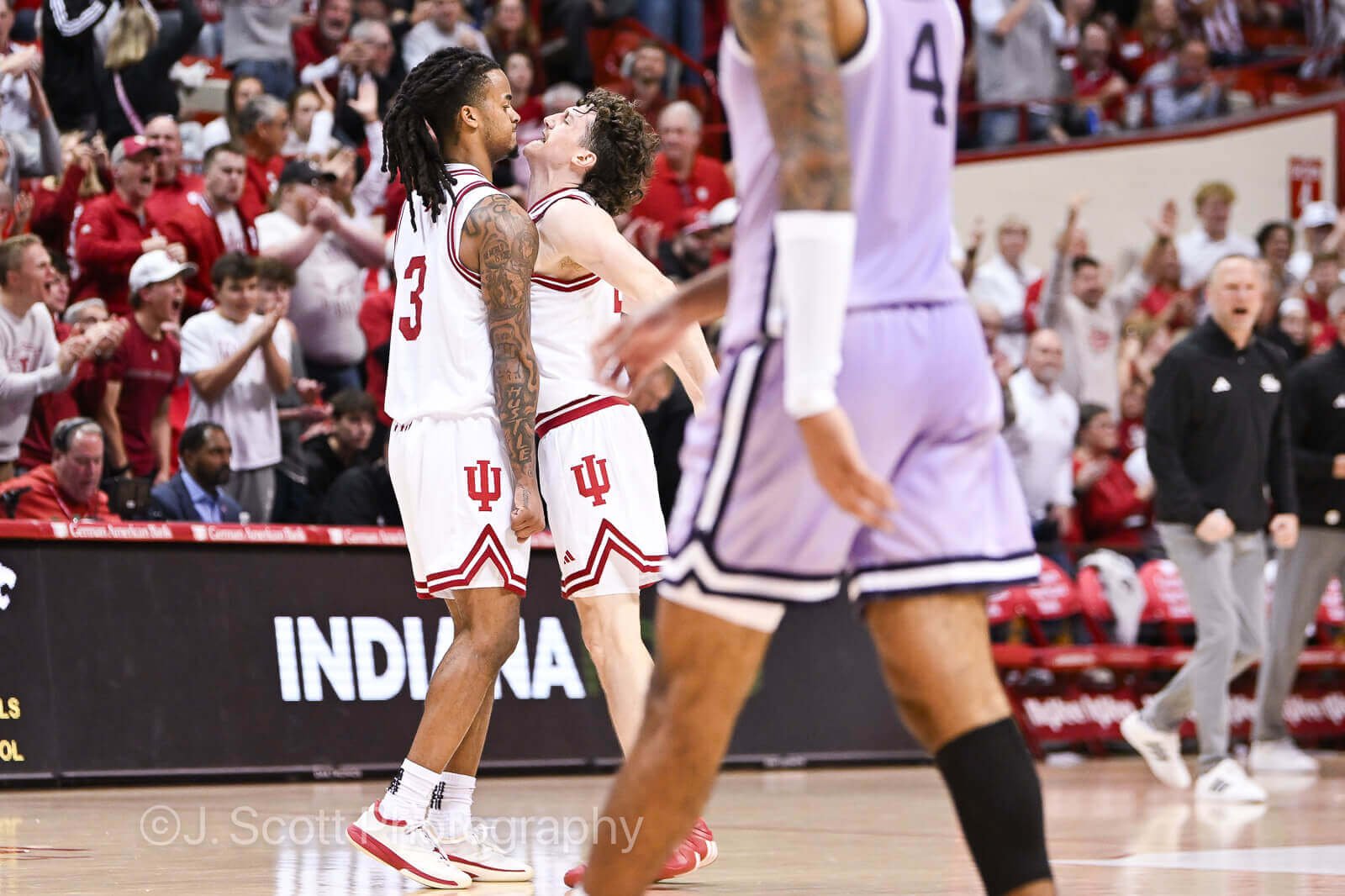 Photos from IU basketball's 86-69 win against Kansas State at Simon Skjodt Assembly Hall.