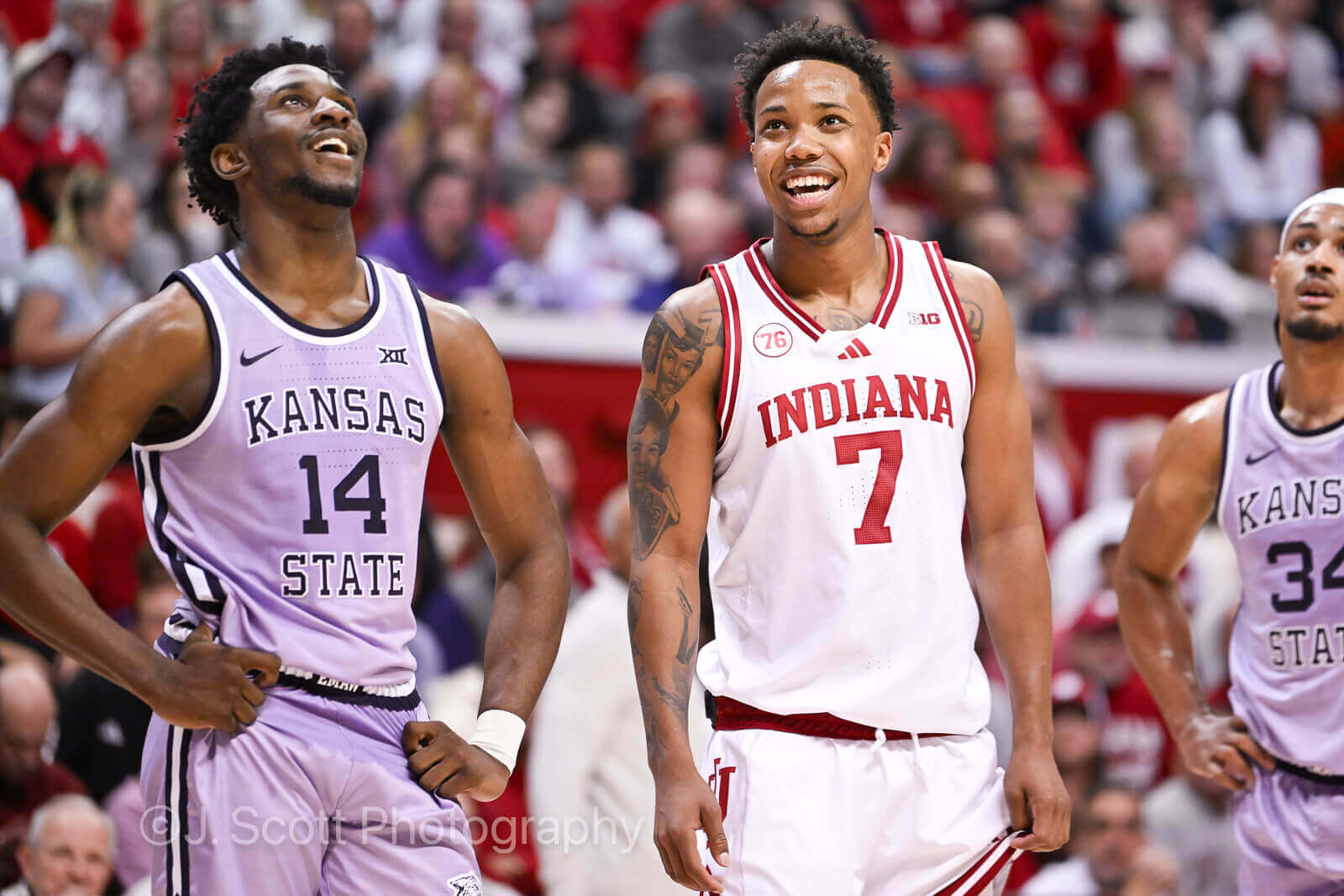 Photos from IU basketball's 86-69 win against Kansas State at Simon Skjodt Assembly Hall.