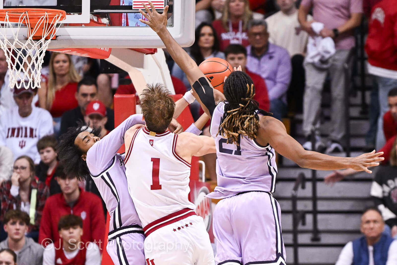 Photos from IU basketball's 86-69 win against Kansas State at Simon Skjodt Assembly Hall.