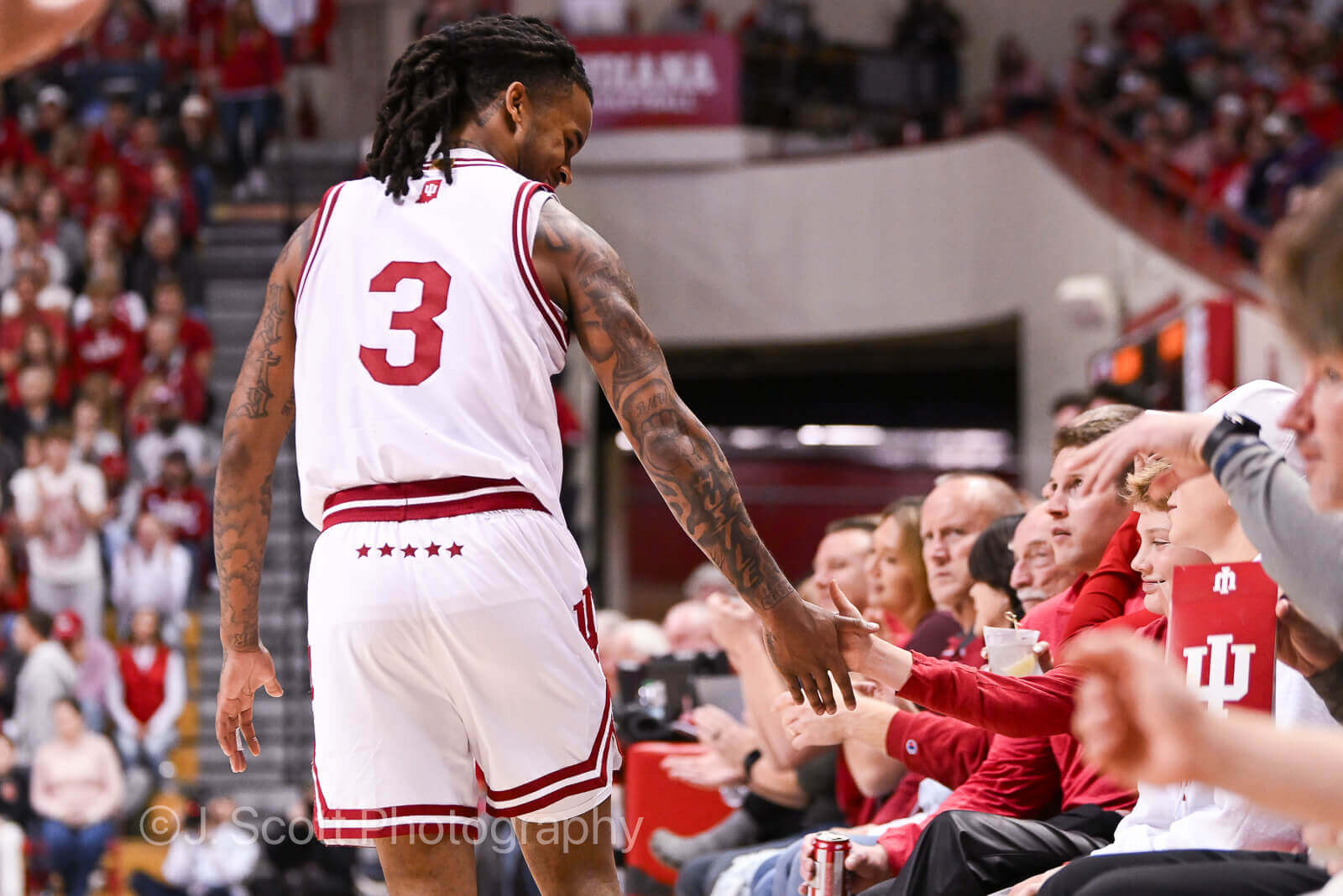 Photos from IU basketball's 86-69 win against Kansas State at Simon Skjodt Assembly Hall.