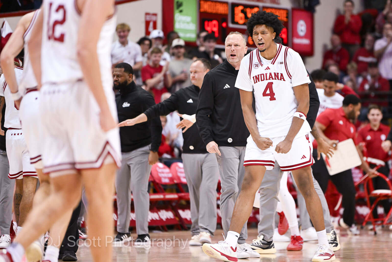 Photos from IU basketball's 86-69 win against Kansas State at Simon Skjodt Assembly Hall.