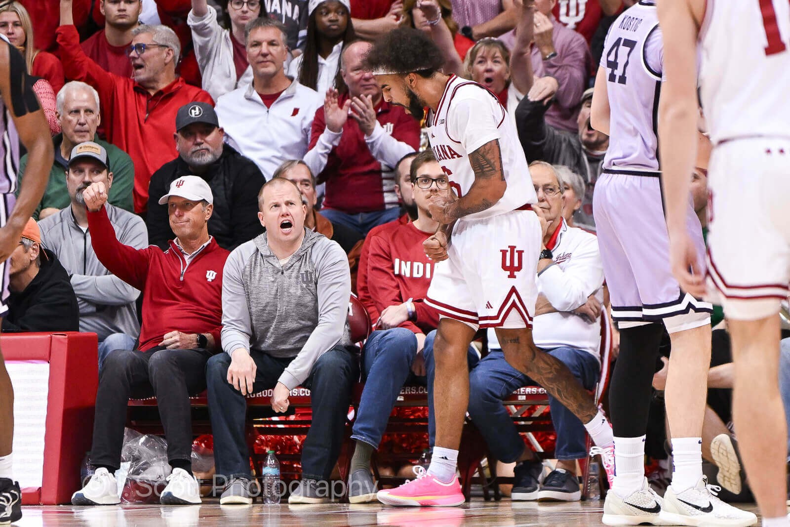 Photos from IU basketball's 86-69 win against Kansas State at Simon Skjodt Assembly Hall.