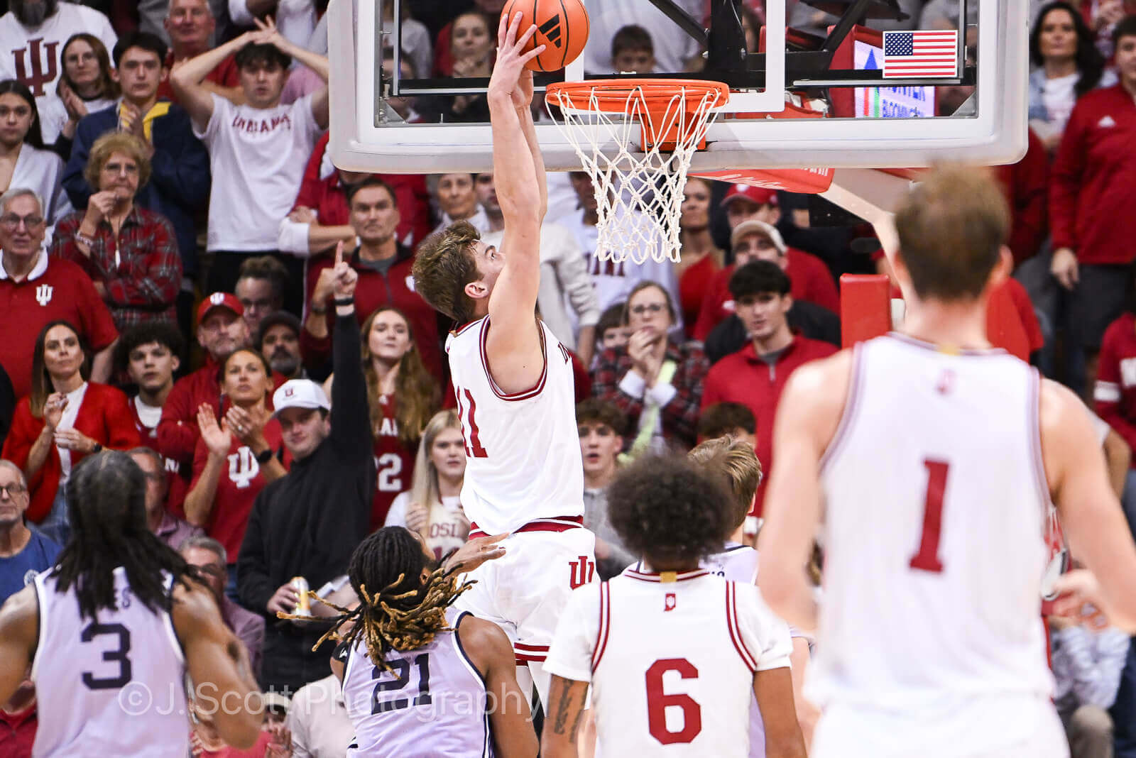 Photos from IU basketball's 86-69 win against Kansas State at Simon Skjodt Assembly Hall.