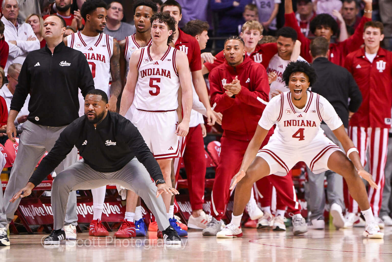 Photos from IU basketball's 86-69 win against Kansas State at Simon Skjodt Assembly Hall.