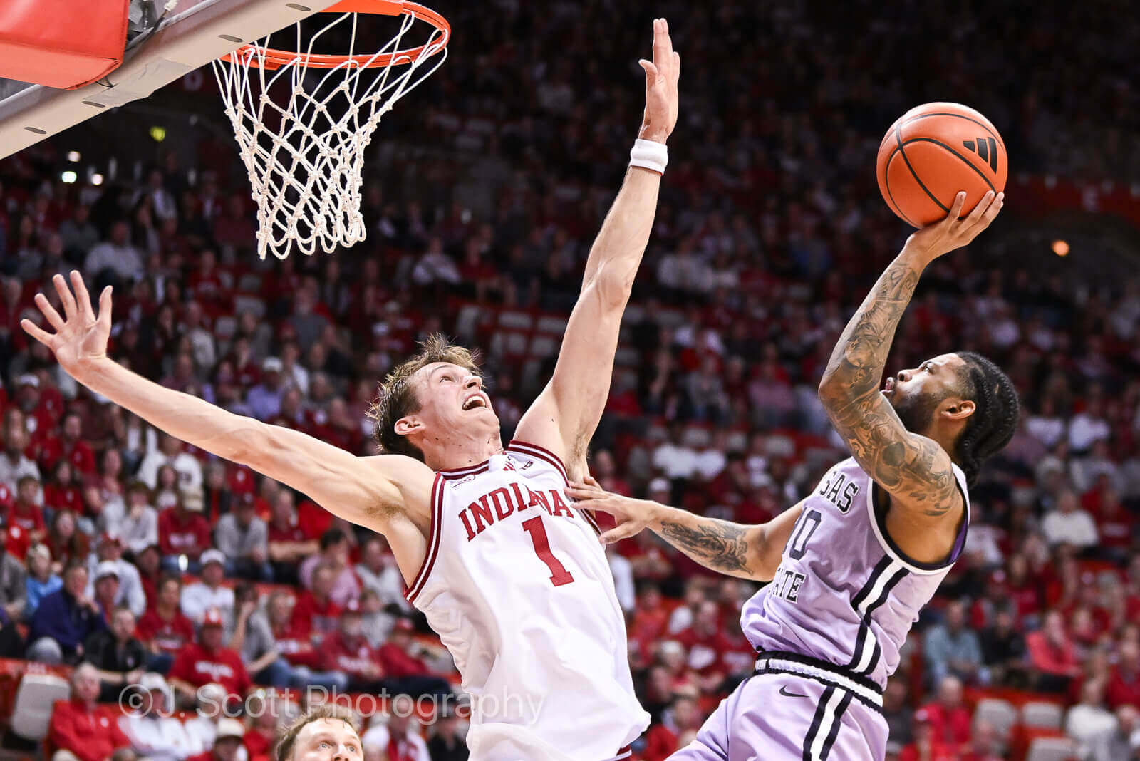 Photos from IU basketball's 86-69 win against Kansas State at Simon Skjodt Assembly Hall.