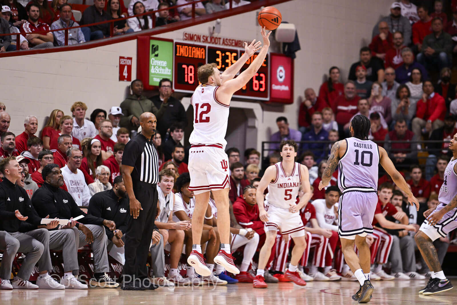 Photos from IU basketball's 86-69 win against Kansas State at Simon Skjodt Assembly Hall.