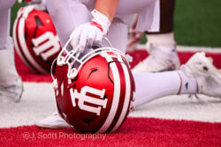 Photos of IU football vs. Wisconsin at Memorial Stadium.