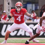 Photos of IU football vs. Wisconsin at Memorial Stadium.