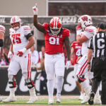 Photos of IU football vs. Wisconsin at Memorial Stadium.