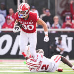 Photos of IU football vs. Wisconsin at Memorial Stadium.