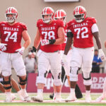 Photos of IU football vs. Wisconsin at Memorial Stadium.