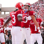 Photos of IU football vs. Wisconsin at Memorial Stadium.
