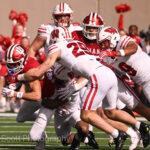 Photos of IU football vs. Wisconsin at Memorial Stadium.