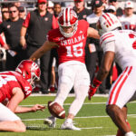 Photos of IU football vs. Wisconsin at Memorial Stadium.