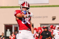 Photos of IU football vs. Wisconsin at Memorial Stadium.