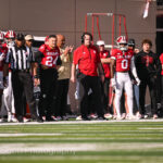Photos of IU football vs. Wisconsin at Memorial Stadium.