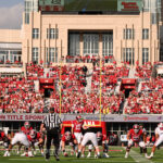 Photos of IU football vs. Wisconsin at Memorial Stadium.