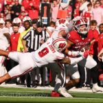 Photos of IU football vs. Wisconsin at Memorial Stadium.