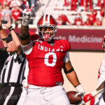 Photos of IU football vs. Wisconsin at Memorial Stadium.