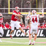 Photos of IU football vs. Wisconsin at Memorial Stadium.