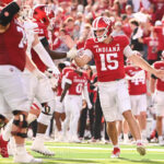 Photos of IU football vs. Wisconsin at Memorial Stadium.
