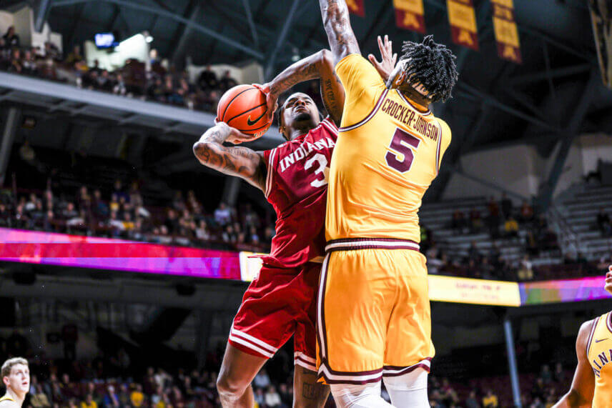 Lamar Wilkerson drives to the basket.