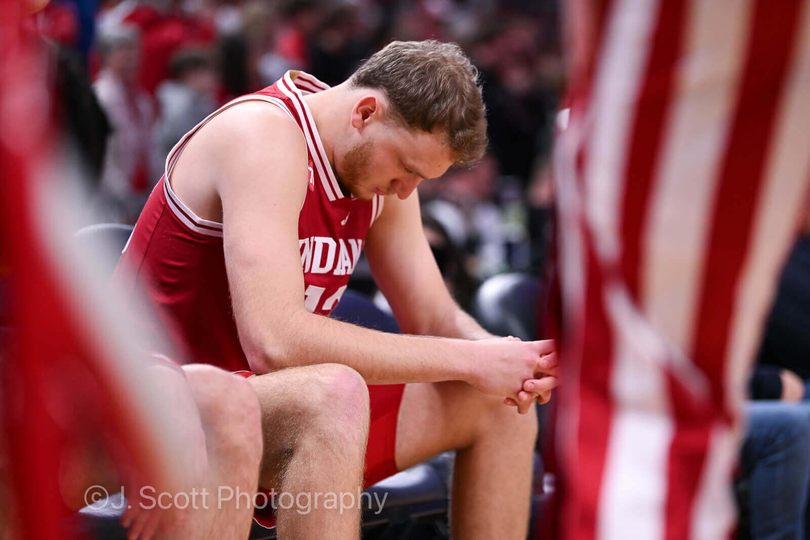 Photos of IU basketball's 87-78 loss to Louisville at Gainbridge Fieldhouse.